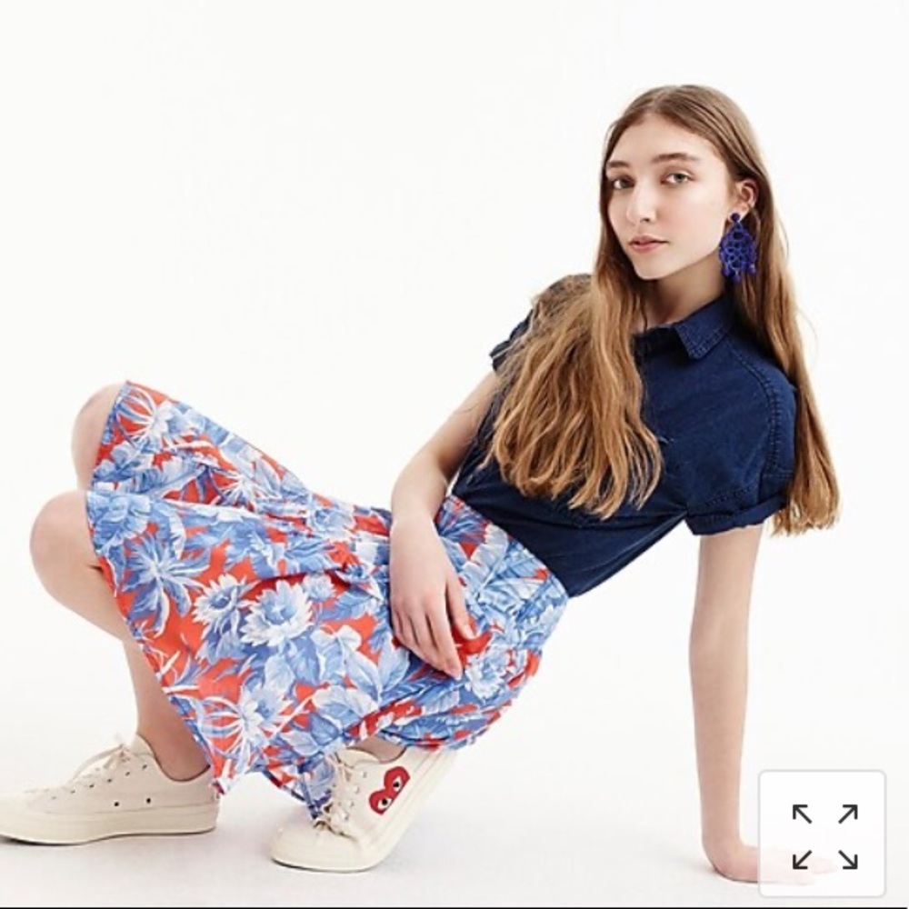 J. Crew Tiered mini skirt in Ratti®Rio floral - Picture 5 of 7